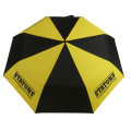 Bolsa de compras de promoção com Parasol 21 polegadas de tecido de nylon e eixo de alumínio Estrutura à prova de vento 3Folding Umbrella Outdoor